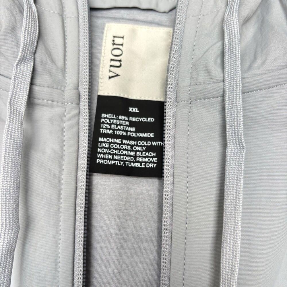 Vuori Men’s Sunday Element Jacket Platinum Heather Gray XXL V215  New w/tag $128 - Picture 3 of 4
